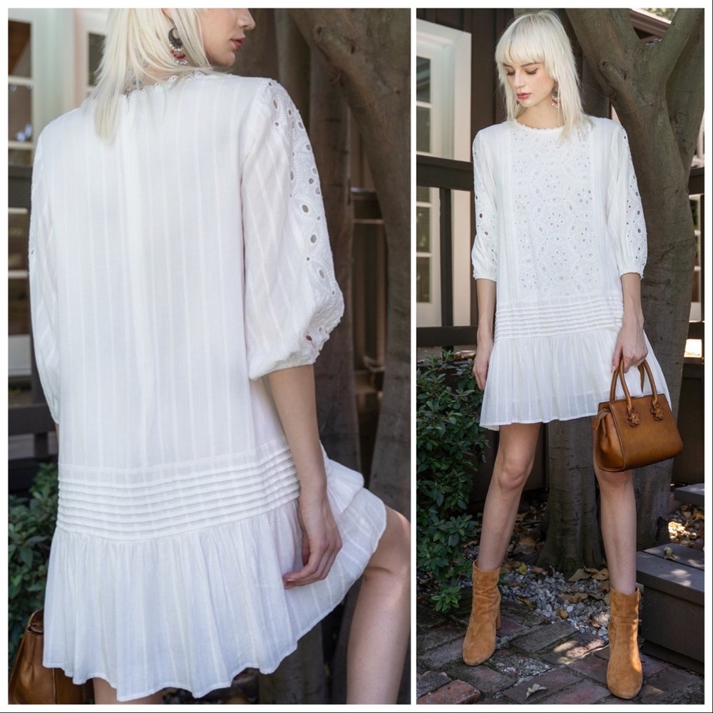 Eye-Let You Wear Me Woven Lace Dress - Picture 7 of 16